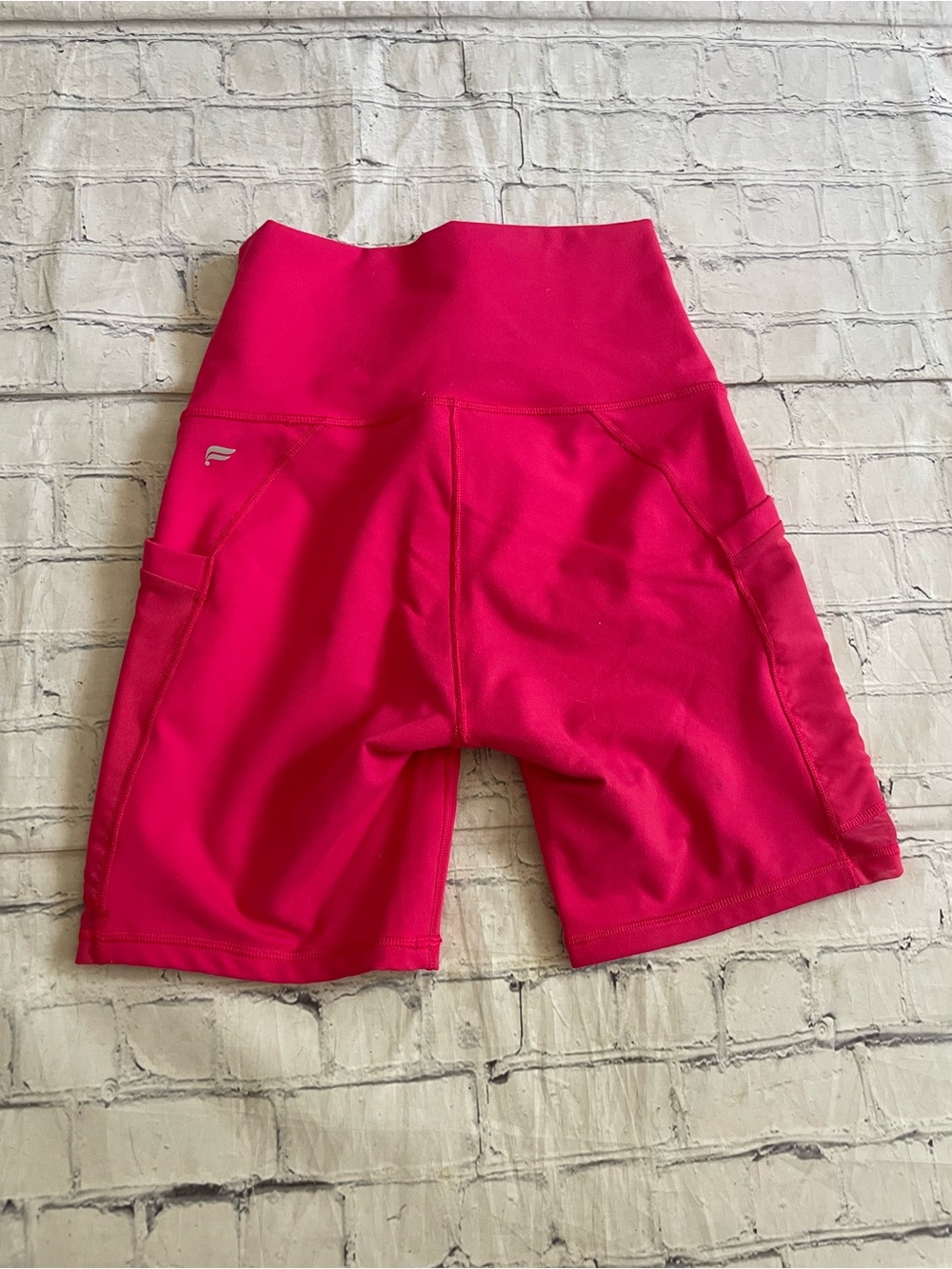 Fabletics Hot Pink Powerhold Athletic Shorts - Picture 3 of 8
